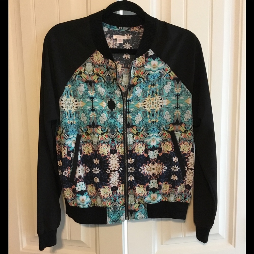 Floral print jacket